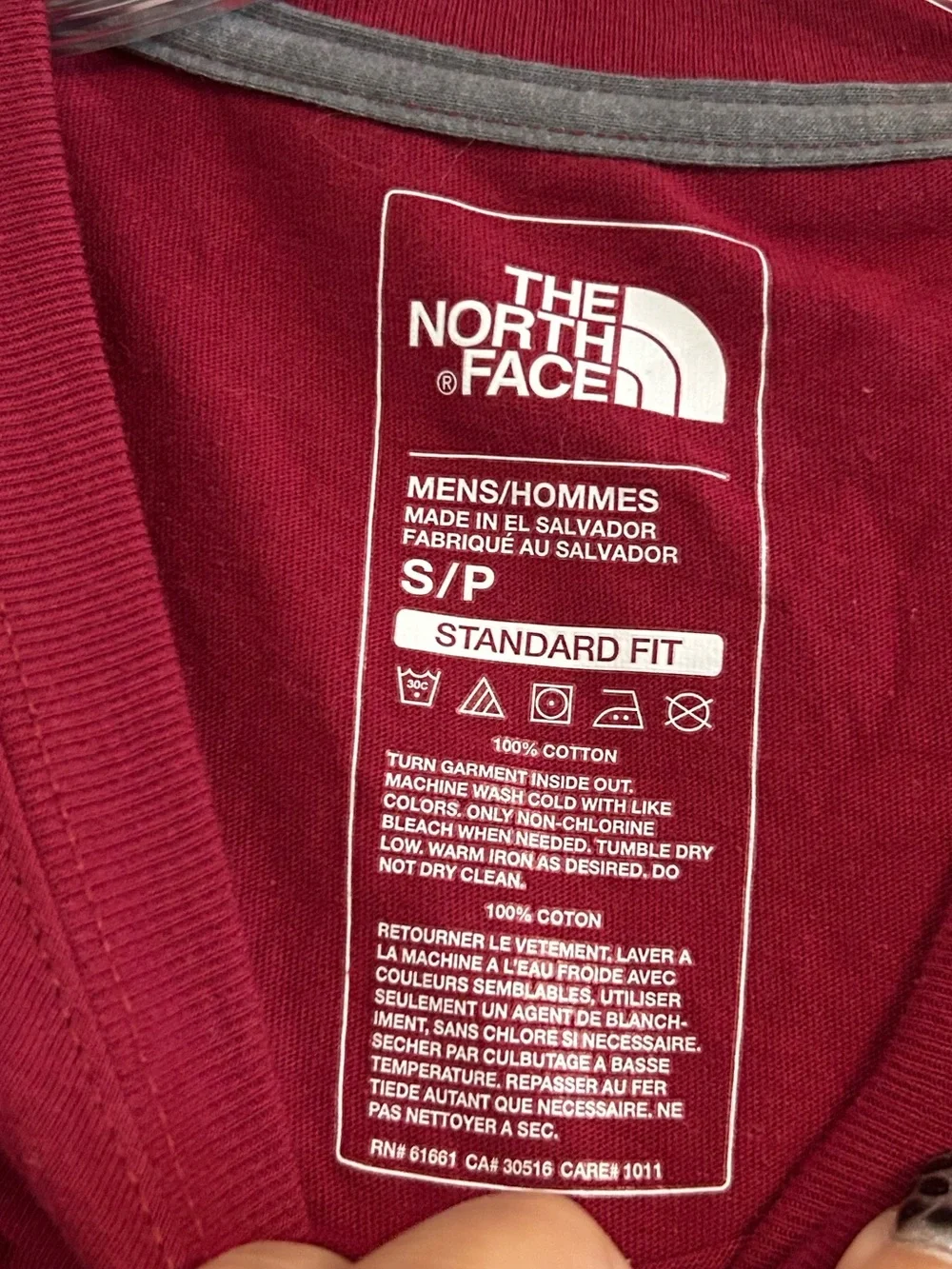 The North Face red north